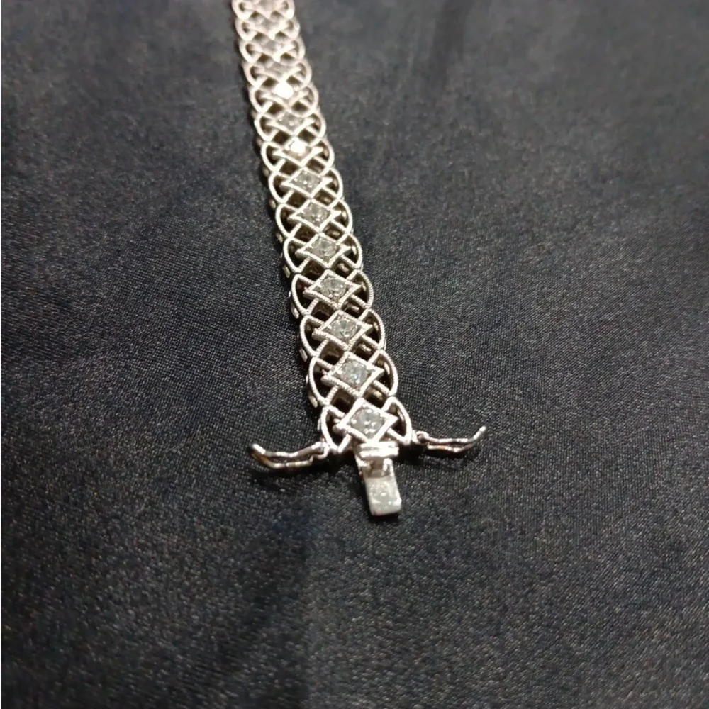 Tacori sterling silver Cubic Zirconia bracelet